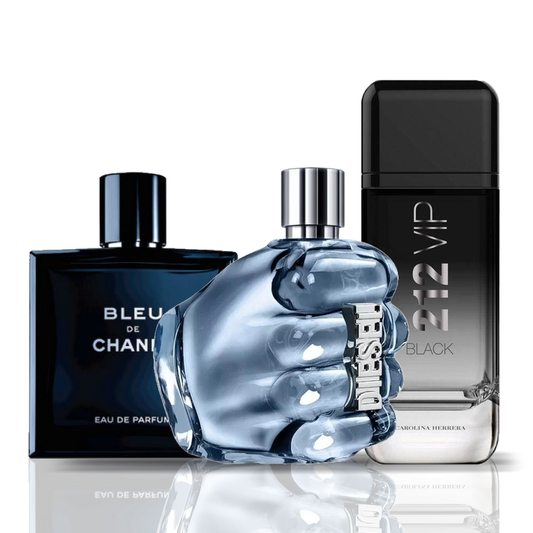 Set 3 Parfumuri | Bleu de Chanel + Diesel Only The Brava + 212 VIP Black