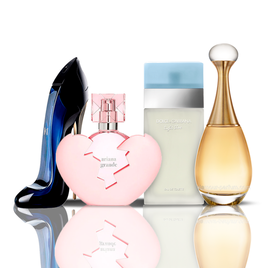 Set 4 Parfumuri | Thank U Next + Light Blue + Good Girl + J'adore 100 ml